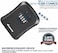 GIVERARE Key Lock Box, Wall Mount 4 Digits Combination Lockbox Outside, Waterproof Outdoor Key Hider for House Key, Resettable Safe Security Password Box with Mounting Kit-Black