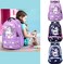Dafelile Backpack Unicorn for Girls School Preschool Backpack for Girls 3 IN 1 School Bookpack Set with Lunch Bag Pencil Bag, Purple, One Size, Daypack Backpacks