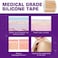 Kelinul Silicone Scar Sheets(1.6 x 120"Roll-3MScar Removal Silicone Scar Tape for Softening and Flattening Scars, Acne, C-Section, Keloid Surgery, Painless Removal, Reusable, Washable, 10-12 Month Sup