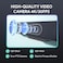 كاميرا مؤتمرات فيديو Yealink بدقة 4K USB - زاوية رؤية واسعة 120 درجة، مزودة بميكروفون ومكبر صوت، وخاصية التأطير التلقائي، مناسبة لاجتماعات الكمبيوتر الشخصي، وبرامج Microsoft Teams وZoom