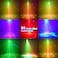 أضواء حفلات ديسكو دي جي تعمل بالبطارية من Enjoyedled - تأثير ضوء الليزر الشمالي، إضاءة ستروب RGB LED تعمل بالصوت مع جهاز تحكم عن بعد، مثالية لأعياد الميلاد والهالوين ونوادي الكاريوكي الداخلية.