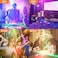 أضواء حفلات ديسكو دي جي تعمل بالبطارية من Enjoyedled - تأثير ضوء الليزر الشمالي، إضاءة ستروب RGB LED تعمل بالصوت مع جهاز تحكم عن بعد، مثالية لأعياد الميلاد والهالوين ونوادي الكاريوكي الداخلية.