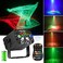 أضواء حفلات ديسكو دي جي تعمل بالبطارية من Enjoyedled - تأثير ضوء الليزر الشمالي، إضاءة ستروب RGB LED تعمل بالصوت مع جهاز تحكم عن بعد، مثالية لأعياد الميلاد والهالوين ونوادي الكاريوكي الداخلية.