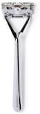 Leaf ShaveLeaf Razor, Chrome - Eco-Friendly Razor for WomenMen, Multi-Blade, Pivoting Head Razor with Stainless Steel Blades; Recommended for Body Shaving and Head Shaving