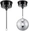 Tuanse 6RPM Rotating Disco Ball Mount Electric Motor with Lights 4 Colors for 6 8 12 Inch (Not Included2 Mode Christmas Party DJs Bands Pubs Weddings Night Clubs (Battery Style