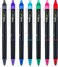 PILOT Pen 17478 FriXion Synergy Clicker Erasable, RefillableRetractable Gel Ink Pens, Extra Fine Point, Assorted Ink Colors, 7-Pack