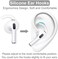 IiEXCEL 4 Pairs Anti Slip Kit Compatible with AirPods 3rd Gen, Silicone Sport Ear Hooks and 360&deg; Rotation Adjustable Length Outdoor Earhooks Grip Ear Tips Wing Buds Holder for New AirPod 3-4X1
