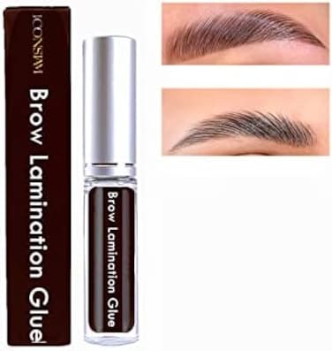 Libeauty Brow Lamination Glue, Brow Fix Gel, Clear Eyebrow Lift Glue Tools Professional Brow Lifting, Eye Brows Lifting Adhesive Easy to Use Water Based(Brow Lamination Glue-Clear