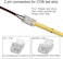 موصلات شريط إضاءة LED من نوع COB من HAMRVL مقاس 10 مم، موصلات شريط الإضاءة إلى سلك، طقم إضاءة مسار شفاف بدون لحام، مع كابل تمديد سلك LED بطول 6 أمتار/19.68 قدم لشريط LED 5050 بجهد 12/24 فولت (2 دبوس،