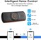 Skybess Car Bluetooth Speaker, Wireless Car Kit, Portable Bluetooth Speakerphone for Handsfree Talking, Support Siri Google Assistant, TF Card, Orange