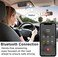 Skybess Car Bluetooth Speaker, Wireless Car Kit, Portable Bluetooth Speakerphone for Handsfree Talking, Support Siri Google Assistant, TF Card, Orange