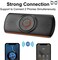 Skybess Car Bluetooth Speaker, Wireless Car Kit, Portable Bluetooth Speakerphone for Handsfree Talking, Support Siri Google Assistant, TF Card, Orange