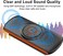 Skybess Car Bluetooth Speaker, Wireless Car Kit, Portable Bluetooth Speakerphone for Handsfree Talking, Support Siri Google Assistant, TF Card, Orange