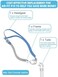 Everness Replacement Set for P10 Series, Includes Headgear, Frame, Tube, Clips in One Pack, Snug FitDurable Replacement
