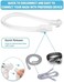 Everness Replacement Set for P10 Series, Includes Headgear, Frame, Tube, Clips in One Pack, Snug FitDurable Replacement