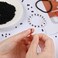 DECYOOL 1200Pcs 4mm Black Spacer Beads Round Smooth oose Ball Beads for Bracelet Jewelry Making Craft