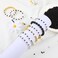 DECYOOL 1200Pcs 4mm Black Spacer Beads Round Smooth oose Ball Beads for Bracelet Jewelry Making Craft