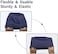 Wholelovein 4 pcs Elastic Swim Caps for Both WomenMenKids Fabric Durable Non-Waterproof Cloth Swimming Pool Cap Elastic Bathing Cap