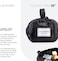 Lay-n-Go Drawstring Mini Makeup Bag &ndash; Black - 16 inch - Travel Cosmetic Bag, Scrunch Sac Makeup Bag Opens Flat for Easy Access, Makeup Pouch, Durable and Stylish, Black, 16 Inch