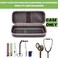ALKOO Stethoscope Case Compatible with 3M Littmann Classic III Monitoring/Lightweight II S.E/Cardiology IV Diagnostic/MDF Acoustica Stethoscopes, Extra Pocket for DoctorNurse Accessories (Chocolate