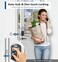 TEEHO TE002 Fingerprint Door Lock - Keyless Front Door Combination Lock with Keypad - Electronic Deadbolt Keyed Entry - Easy Installation - Matte Black
