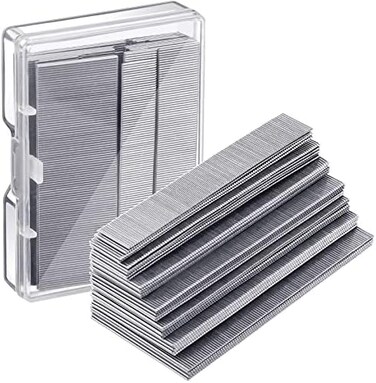Zhengmy 23 Gauge Pin Nails Headless Pins Nails 7 Sizes Assorted Galvanized Brad Nails 2/5 Inch to 1 Inch, Pin Nails for Molding Cabinetry Building Assembly, 3500 Pieces (Stainless Steel