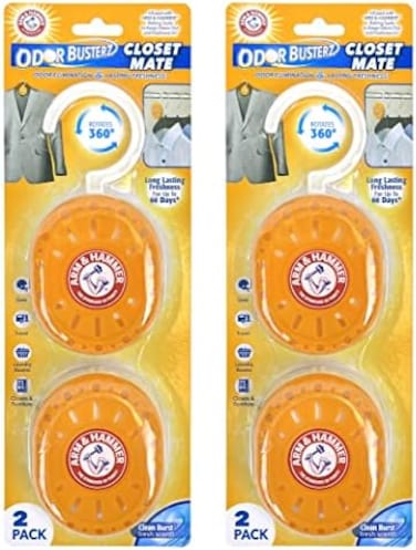 Arm &amp; Hammer ArmHammer Odor Busterz Closet Mate, 4 Count Deodorizer
