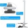 AOZTSUN Baby monitor Mount Compatible with HelloBaby HB65/HB66/HB248,ANMEATE SM935E Baby Monitor Camera 15.7 inches Flexible Clip Clamp Mount Long Gooseneck Arm, Baby Monitors Holder Without Tools