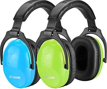 ZOHAN Kids Ear Protection Ear Muffs 2 Pack, Kids Noise Canceling Headphones for Concerts, Monster Truck, Fireworks