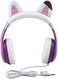 eKids DreamWorks Gabby's Dollhouse Headphones for Kids, Wired Headphones for School, Home or Travel, Tangle Free Toddler Headphones with Volume Control, 3.5mm Jack, Includes Headphone Splitter