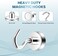 Neosmuk Steel Magnetic Hooks, 22 LbHeavy Duty Earth Magnets With Hook For Refrigerator, Extra Strong Cruise Hook For Hanging, Magnetic Hanger For Curtain, Grill (6, Silver