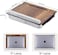 Vigo Wood Laptop Tray - Ergonomic Design with Cushioned Bottom and Mousepad Drawer - Adjustable Height for Comfortable Work Anywhere - Ideal for Home Office, Sofa, Bed (Walnut