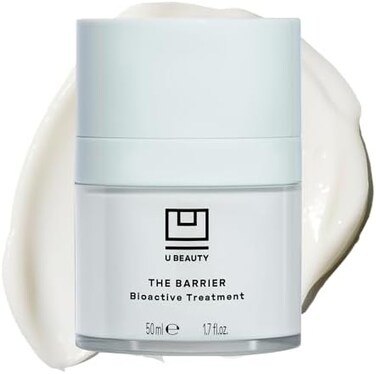 U Beauty BARRIER Bioactive Treatment - Night Cream Moisturizer for Face for SofterStronger Skin, Improves Rough, Dull Skin, Overnight Skin Barrier Cream with Urea,Hyaluronic Acid - 1.7 fl oz