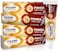 Super Poli-Grip Power Max Power Hold plus Seal Denture Adhesive Cream, Denture Cream for Secure Hold and Food Seal, Flavor Free - 2.2 oz (Pack of 4