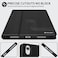 جراب H HOLIMET لجهاز iPad Air 11 بوصة M3 (2025) / M2 (2024) / iPad Air الجيل الرابع والخامس 10.9 بوصة 2022/2020، غطاء خلفي ناعم مقاوم للصدمات مع حامل قلم، مصنوع من الجلد النباتي، خاصية التشغيل/الإيقاف