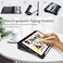 جراب H HOLIMET لجهاز iPad Air 11 بوصة M3 (2025) / M2 (2024) / iPad Air الجيل الرابع والخامس 10.9 بوصة 2022/2020، غطاء خلفي ناعم مقاوم للصدمات مع حامل قلم، مصنوع من الجلد النباتي، خاصية التشغيل/الإيقاف