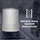 كوب YETI Rambler سعة 10 أونصات، معزول بتفريغ الهواء، مصنوع من الفولاذ المقاوم للصدأ مع غطاء MagSlider، لون أصفر ألباين