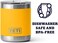 كوب YETI Rambler سعة 10 أونصات، معزول بتفريغ الهواء، مصنوع من الفولاذ المقاوم للصدأ مع غطاء MagSlider، لون أصفر ألباين