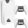 VIVO 2-in-1 Wall and Under Desk Mount Bracket Designed for PS5 Gaming Console, Playstation 5 Standard and Digital Edition, Vertical Wall Display, 2 Controller Mounts, Black, MOUNT-PS5C