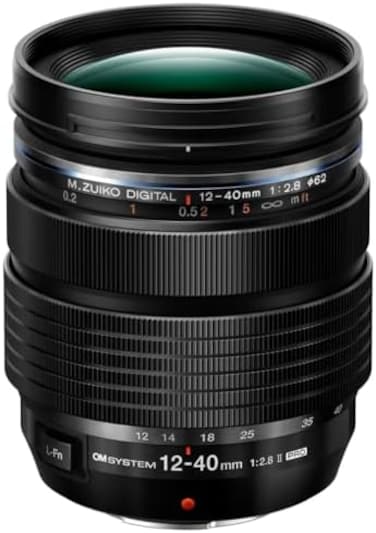 OM SYSTEM OLYMPUS M.Zuiko Digital ED 12-40mm F2.8 PRO II for Micro Four Thirds System Camera Weather Sealed Design Fluorine Coating MF Clutch Compact Zoom Lens