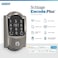 Schlage BE499WB CAM 619 Encode Plus WiFi Deadbolt Smart Lock with Apple Home Key, Keyless Entry Door Lock with Camelot Trim, Satin Nickel