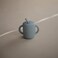 Mushie Silicone Training Cup with Straw for Baby - 175ml Leak-Resistant Cups for Toddlers with Removable Lid - BPA-Free, Dishwasher SafePowder Blue