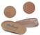 Dr Foot Dr. Foot's Height Increase Insole for Men and Women, Shock Absorption Heel Cushion Pads, Heel Lift Shoes Inserts (Small (1" Height, Brown