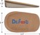 Dr Foot Dr. Foot's Height Increase Insole for Men and Women, Shock Absorption Heel Cushion Pads, Heel Lift Shoes Inserts (Small (1" Height, Brown