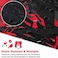 Canjoy Gaming Mouse Pad, Extended Mouse Pad 31.5x15.7inch XXL Large Big Computer Keyboard Mouse Mat Desk Pad with Non-Slip Base and Stitched Edge for Home Office Gaming Work (Black Red