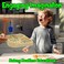 طقم عشاء للأطفال من KidsFunwares بتصميم حفرية الديناصور ريكس: طبق متين مقسم إلى 4 أقسام، مثالي للأطفال الذين يصعب إرضاؤهم في الطعام، وقت طعام تعليمي، سهل التنظيف، هدية رائعة للأطفال الصغار
