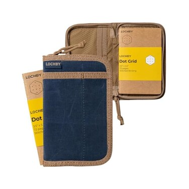 من LOCHBY

مفكرة جيب من LOCHBY مزودة بسحاب، غلاف من قماش مشمع لتدوين الملاحظات الميدانية، مفكرة Moleskine Cahier مع حامل قلم، تناسب مفكرة جيب مقاس 3.5 × 5.5 بوصة، للاستخدام اليومي (EDC)