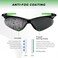 ProtectX Safety Glasses for MenWomen, Safety Sunglasses with Anti-Fog Scratch Resistant Lenses, Non-Slip Grips, ANSI Z87.1