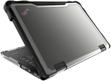 جراب Gumdrop SlimTech للكمبيوتر المحمول، متوافق مع Lenovo ThinkPad 11e Yoga (الجيل 62 في 1)، مصمم لطلاب المدارس من الروضة وحتى الصف الثاني عشر، ومقاوم للصدمات، مع مصدات متينة مقاومة للسقوط لحماية موثو