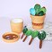 XDONEF XDONE Cactus Measuring Spoons Set in Pot Ceramic Baking Measuring Spoons Cup with Holder for Dry Wet Ingredients Cute Cactus Figurine Dishwasher Safe 1 Tbsp 1 TSP 1/2 TSP 1/4 TSP 1 Cup Unique G